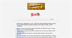 Desktop Screenshot of holmestead.ca